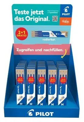 Produktbild von Rollermine FriXion, 3 Stück, blau PILOT