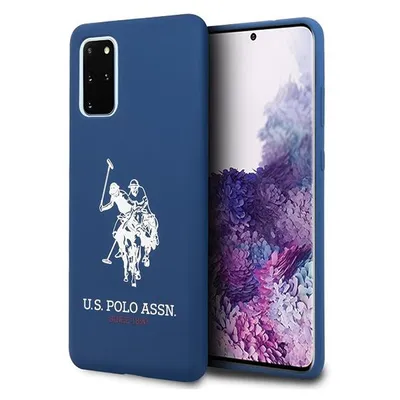 Obrázok produktu pre Silikónové ochranné puzdro US Polo, pre Samsung Galaxy S20 Plus, modré