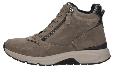 Image de Chaussures à lacets Gabor Rollingsoft - hautes - taupe - taille 3,5