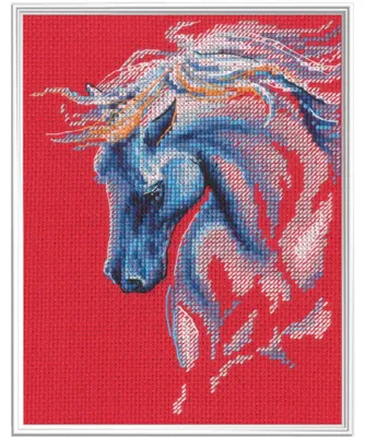 Produktbild von RTO Kreuzstich Stickpackung "Freiheit und Schönheit", Zählmuster, 13,5x17,5cm