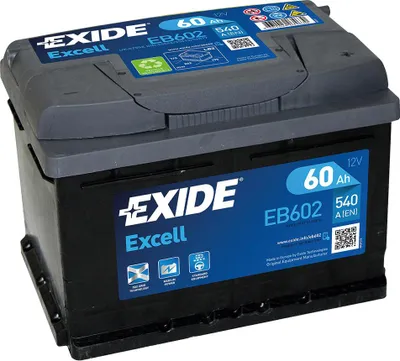 Obrázok produktu pre akumulator 60Ah/540A/P+ 242x175x175 Exide Excell