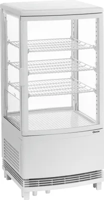 Produktbild von Mini-Kühlvitrine 75 Liter 2 Türen weiß