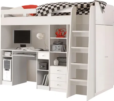 Produktbild von Hochbett 90 x 200 cm UNIT
