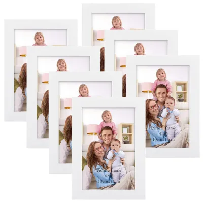 Image de Omgoods - Ensemble de 7 cadres photo modernes de 10 x 15 cm, idéal pour créer des collages