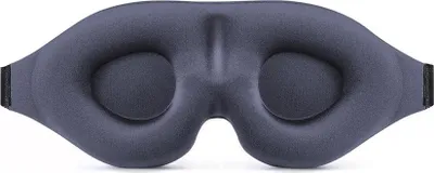 Immagine prodotto di INF Mascherina per Dormire 3D Grigia - Blocco Totale Luce, Confortevole