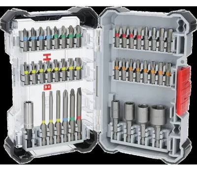 Immagine prodotto di Screwdriver Bit Set - Bosch - 2607017723 - 43 pieces - S2 Steel - Pick and Click Box