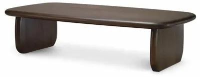 Produktbild von Casa Padrino Luxus Mahagoni Couchtisch Dunkelbraun 130 cm - Wohnzimmer Möbel