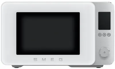 Obrázok produktu pre Smeg MOC02WHMEU, Na pracovnú dosku, Kombinovaná mikrovlnka, 27 L, 1450 W, Vstavaný displej, LCD