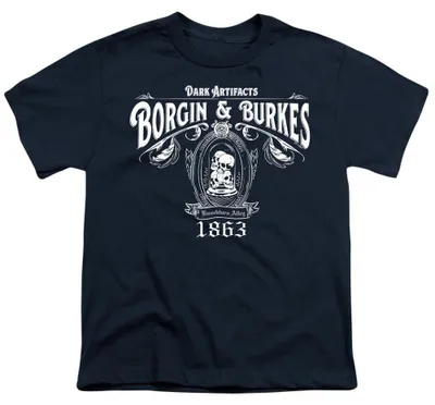 Image de T-shirt enfant "Borgin et Burkes" - Harry Potter - TV36378 (128) (Bleu marine)