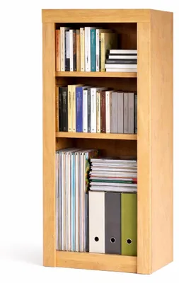 Produktbild von Bücherregal 52x42x120 Aktenregal Standregal Wildeiche teilmassiv #2515