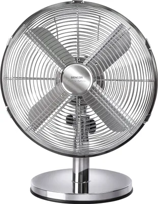 Obrázek produktu pro SENCOR SFE 3040SL Nerezový stolní ventilátor, průměr lopatek 30 cm, 3 rychlosti, automatická horizontální rotace  90° s možností vypnutí, nastavitelný úhel sklonu, příkon 35 W