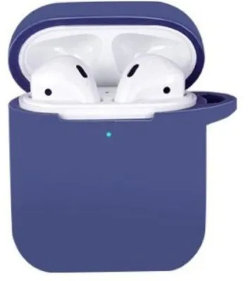 Imagen del producto de Funda para AirPods de TERRATEC, modelo AirBox, color azul marino