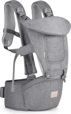 Obrázek produktu pro Univerzální nosítko pro děti se 7 polohami nošení – ergonomický design – šedé