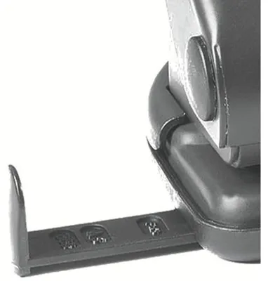 Produktbild von Rexel Vierfachlocher V412 schwarz, Schwarz