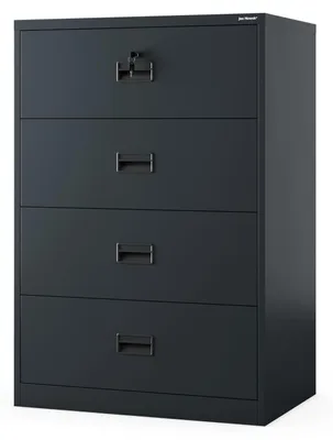 Produktbild von Aktenschrank Hängeregisterschrank Metallschrank Hängeregistraturschrank Ordnerschrank SARA XL V4, 900 x 1320 x 600 mm