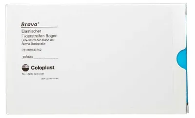 Produktbild von BRAVA elastischer Fixierstreifen gebogen 20St PZN 09543742