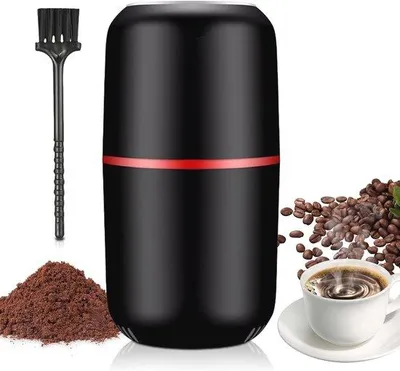 Immagine prodotto di Macinino elettrico da 125 g, nero, per caffè, noci e spezie