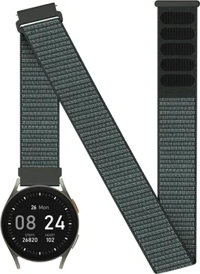 Produktbild von Nylon Armband mit Schnellschnalle, 18 mm 20 mm 22 mm, für Smartwatch