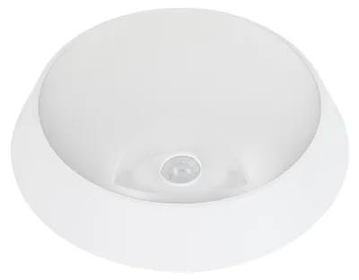 Immagine prodotto di Alcapower Plafoniera LED Rotonda 15W IP65 con Sensore PIR, Temperatura Colore Selezionabile 3000K/4000K/6500K, Efficienza 93lm/W, 1400lm, Bianco