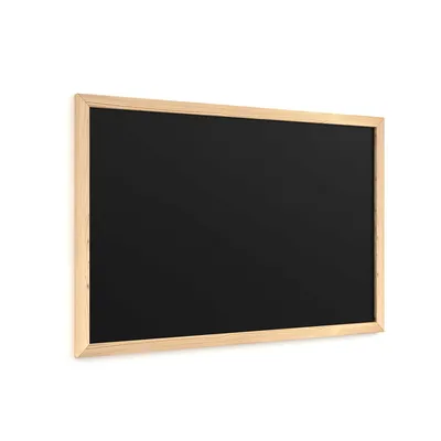 Immagine prodotto di Lavagna nera da gesso 60x40 cm con cornice in legno ECO