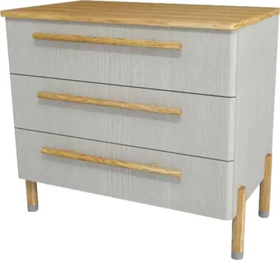 Obrázek produktu pro Koupelnová skříňka pod umyvadlo Devo Sonet šedá/dub 84 x 75 x 49 cm SF-SU3S84-F114D01L10