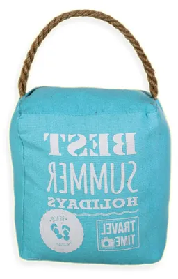 Produktbild von Türstopper Vintage Sommer mit Tragegriff türkis