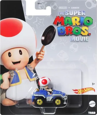 Produktbild von Mattel HKD58 - Hot Wheels - The Super Mario Bros Movie - Toad