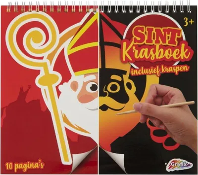 Obrázek produktu pro Sinterklaas Krasboek - Scratch the drawing