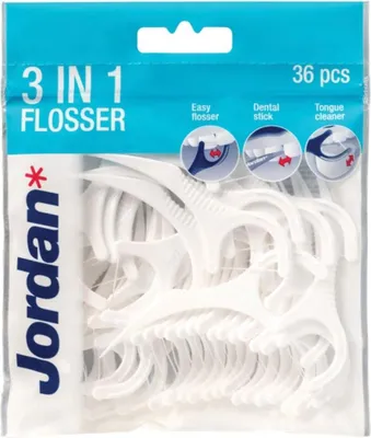 Produktbild von Jordan Flosser 3-in-1 50 Stück - 1 Stück