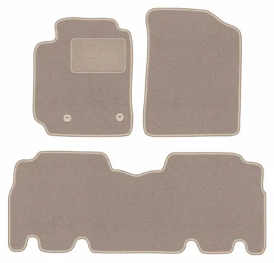 Immagine prodotto di Tappetini in moquette per Toyota Yaris Verso 1999-2005 (monovolume) – set 4 pezzi, beige, su misura – Wielganizator LUX