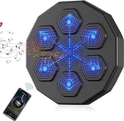 Immagine prodotto di Sacco da boxe domestico con musica - Da parete - Sistema di allenamento digitale - Bluetooth - Allenamento a casa - Boxe a casa