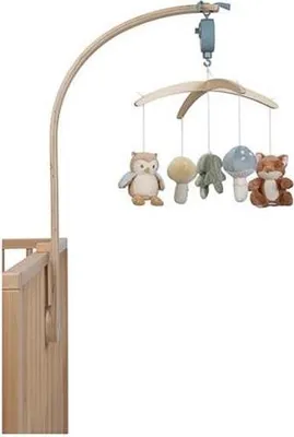 Produktbild von Little Dutch- Musik-Mobile aus Holz - Forest Friends