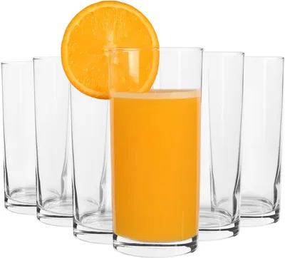 Image de 6x Liberty 295ml Verres Highball - Grand verre Hi Ball Eau Gin Jus Cocktail Verres à boire Set - by LAV