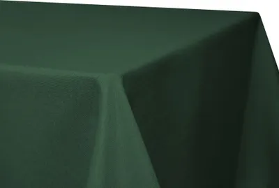 Produktbild von Tischdecke rechteckig 130x220 cm dunkelgrün Leinenoptik Lotuseffekt Tischwäsche