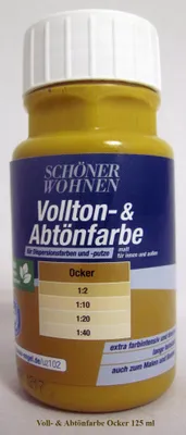 Produktbild von Voll- und Abtönfarbe Ocker 125 ml