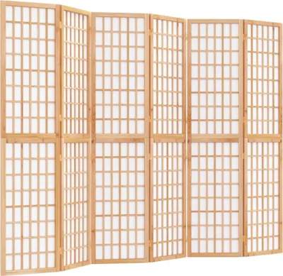 Image de Cloison de séparation pliable 6 panneaux 240x170 cm