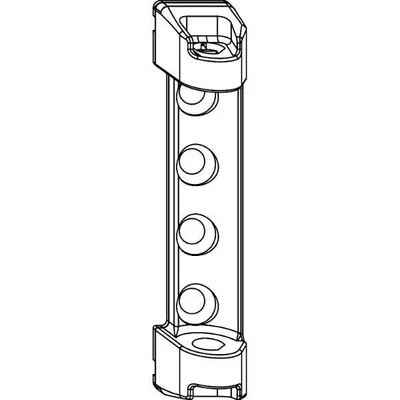 Produktbild von Maco Scherenlager Multimatic Kunststoff silber mit 7 mm Tragzapfen, 52481