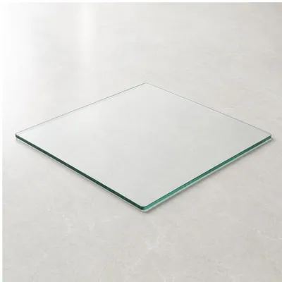 Produktbild von Glasplatte TERRY 80x80cm Quadratisch 8mm Stärke Gehärtetes Glas