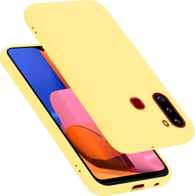 Produktbild von Cadorabo Schutzhülle für Samsung Galaxy A21 Hülle in Gelb Handyhülle Case Cover TPU Etui