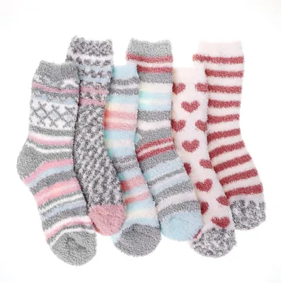 Produktbild von Warme Kuschelsocken Damen 36-42, Flauschige Kuschel Socken