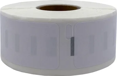 Produktbild von DULA Etiketten - Kompatibel mit Dymo Compatible labels - Weiß - 11352 - S0722520 - Etiketten voor retouradres - 1 rol - 25 x 54 mm - 500 labels per rol