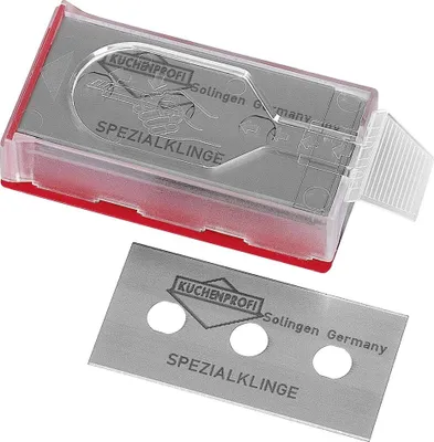 Produktbild von KÜCHENPROFI Ersatzklingen im Spender für Glaskeramikfeldschaber 10 Pack