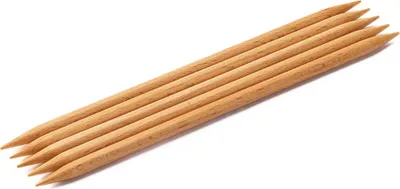 Produktbild von Lana Grossa - Strumpfstricknadel Holz Buche 20cm 7,0mm