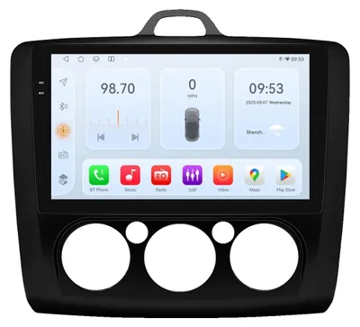 Produktbild von Carplay, Multimedia-Player, Navigationssystem, kompatibel mit Ford Focus 2 3 Mk2 Mk3 2004-2011, QS1 B