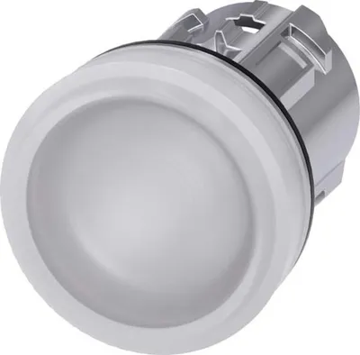 Obrázek produktu pro Siemens 3SU1051-6AA60-0AA0, Bílá, IP67, IP69K, 26 g, 45 mm, 30 mm, 30 mm