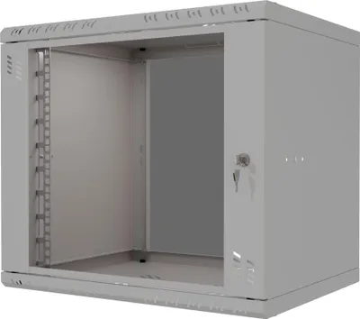 Immagine prodotto di Serverschrank 19" 9U, 600mm, Glastür, grau