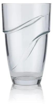 Produktbild von Duralex Wave Glas 0,36l Tumbler Konturglas Universal Trinkglas Gastro Kneipe