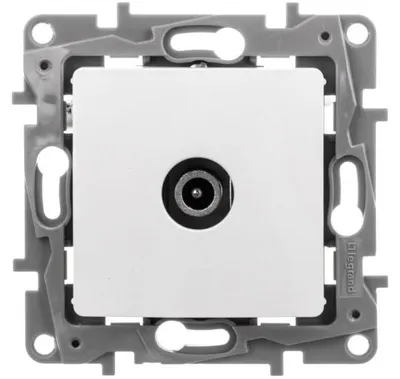 Imagen del producto de Conector para antena TV, tipo pasante, 14 dB, color blanco, modelo 764552