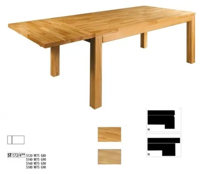 Produktbild von Tisch Esstisch Massive Möbel Esszimmer 180x90cm Echtes Holz Vollholz Neu Tische