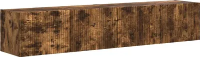 Produktbild von TV-Wandschrank 2 pcs Geräucherte Eiche 78,5 x 31 x 29,5 cm
